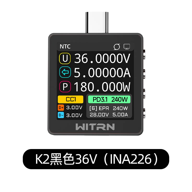 Usb Ammeter Tester - WITRN K2 INA226 Misuratore di Tensione