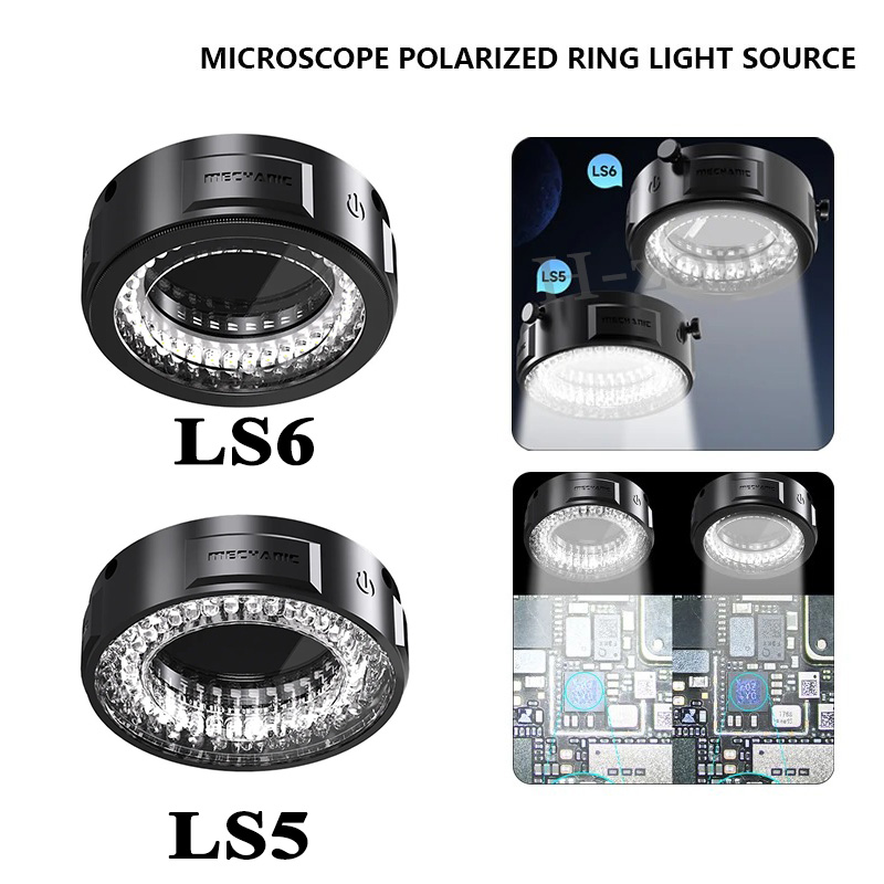 Electronics Repair Microscope - Meccanico LS5 LS6 Microscopio Anello luminoso