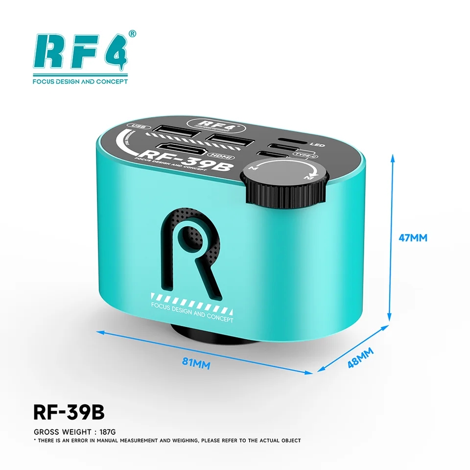 RF4 RF-39B Telecamera per micr - Electronics Repair Microscope recensione e prezzo