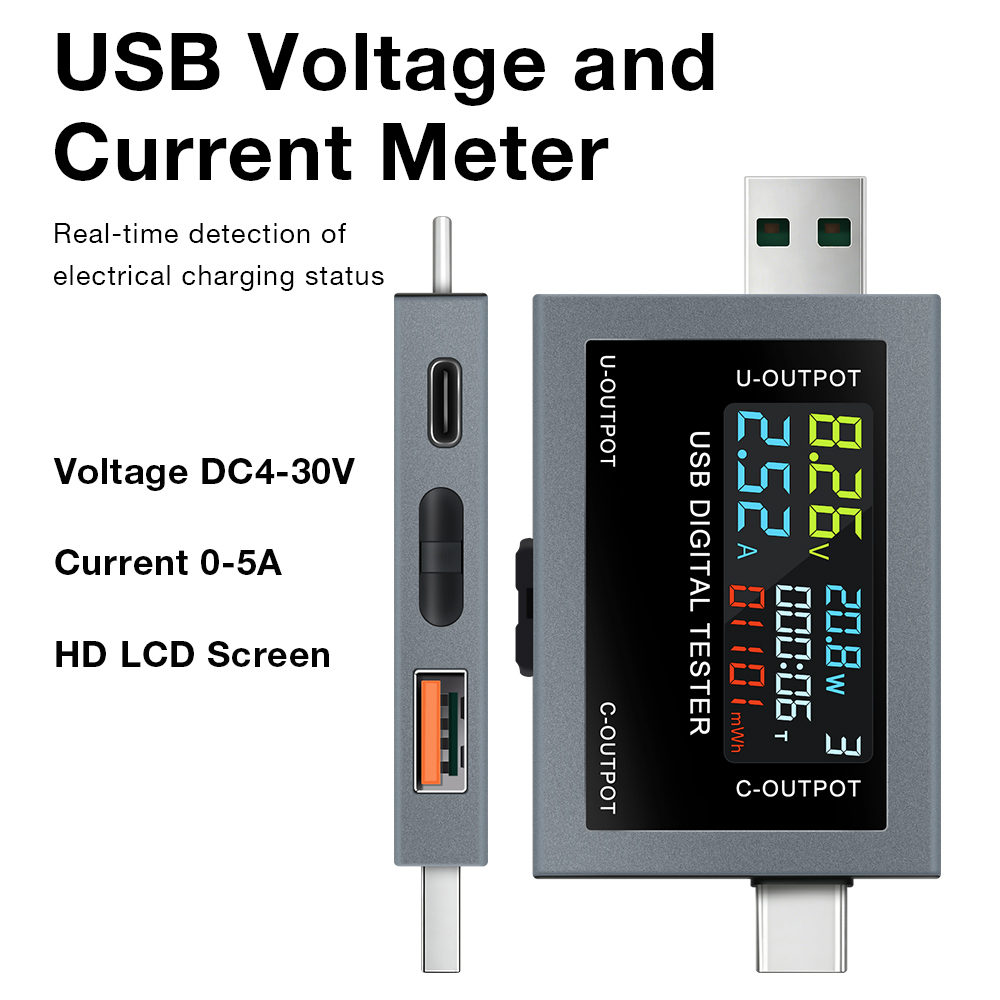 Tester di Carica USB Type-C DC - Usb Ammeter Tester recensione e prezzo