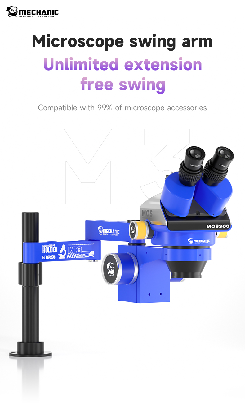 MECCANICO M3 360 °   Supporto  - Electronics Repair Microscope recensione e prezzo
