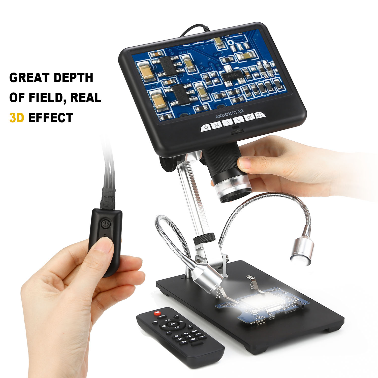 Andonstar AD407 Microscopio di - Electronics Repair Microscope recensione e prezzo