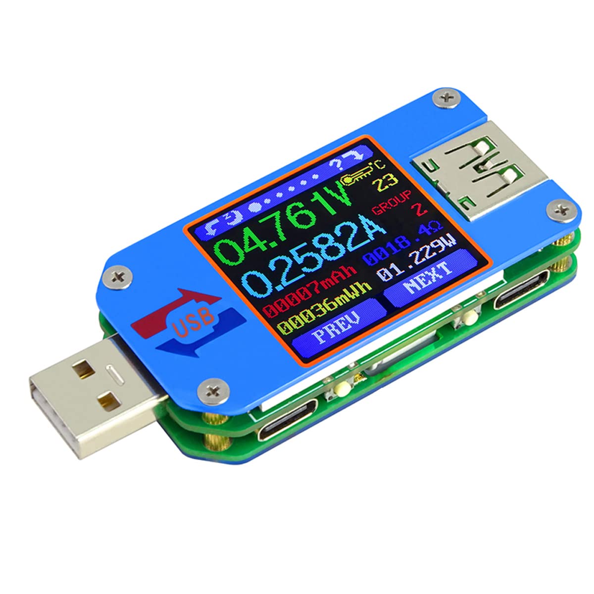 UM25 UM25C Misuratore di tensi - Usb Ammeter Tester recensione e prezzo